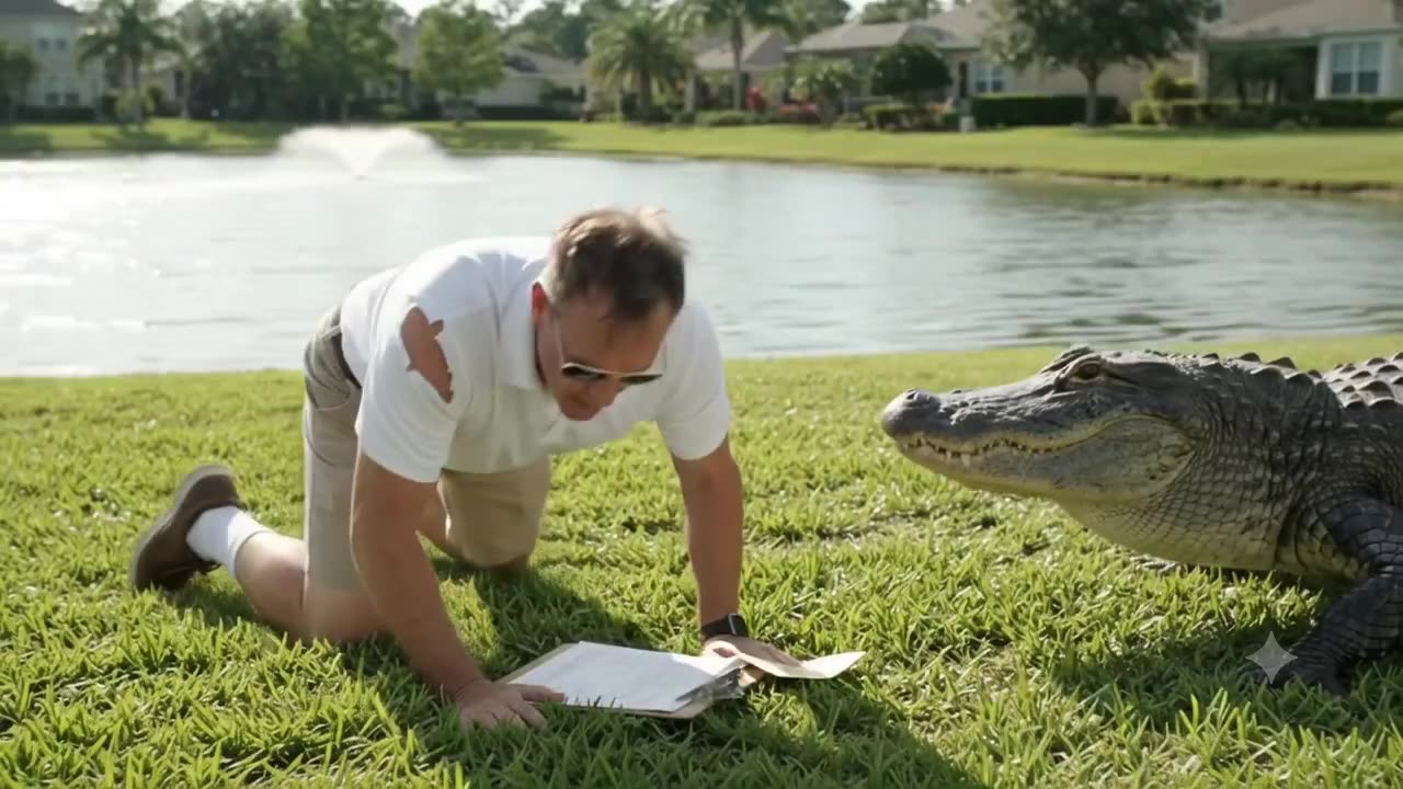 Alligator — HOA comedy video still