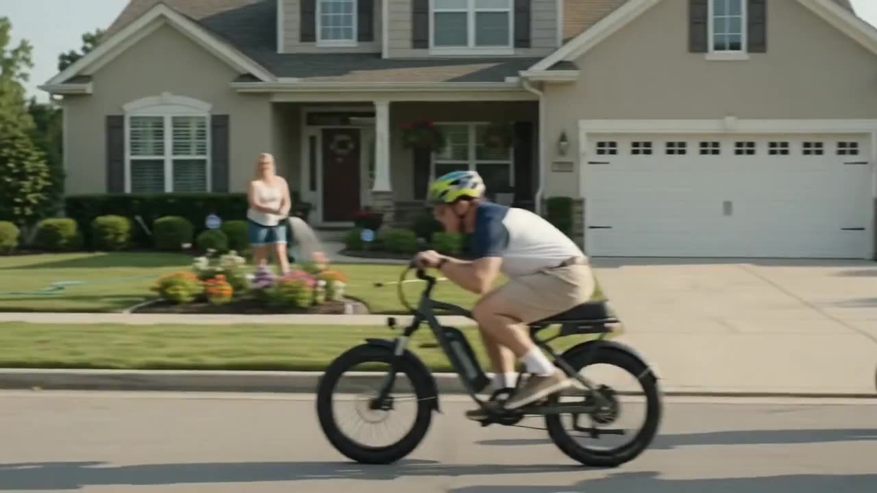 Racing E-Bikes — HOA comedy video still