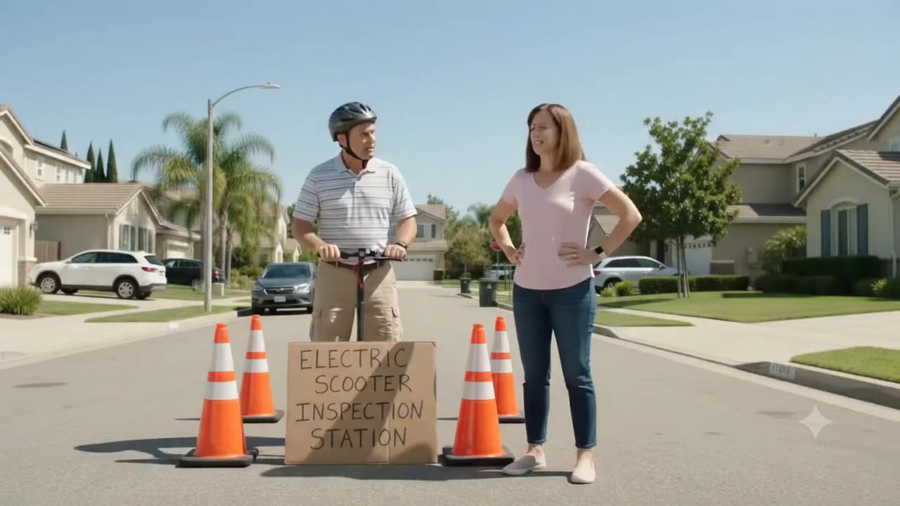 Electric Scooters — HOA comedy video still