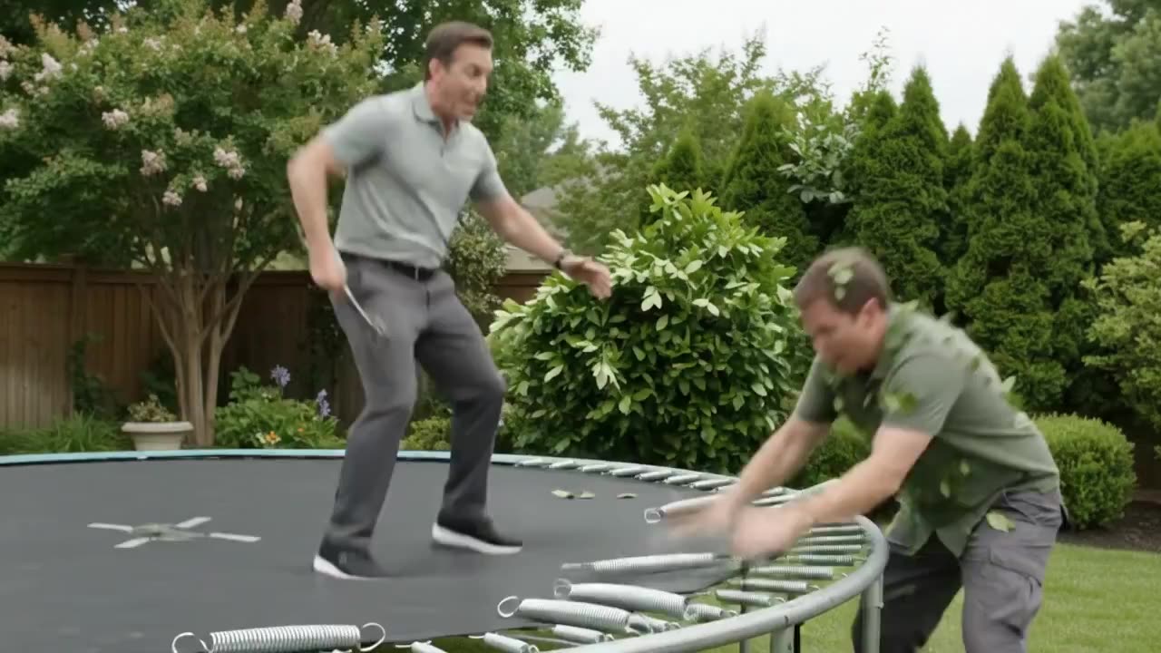 The Trampoline — HOA comedy video still