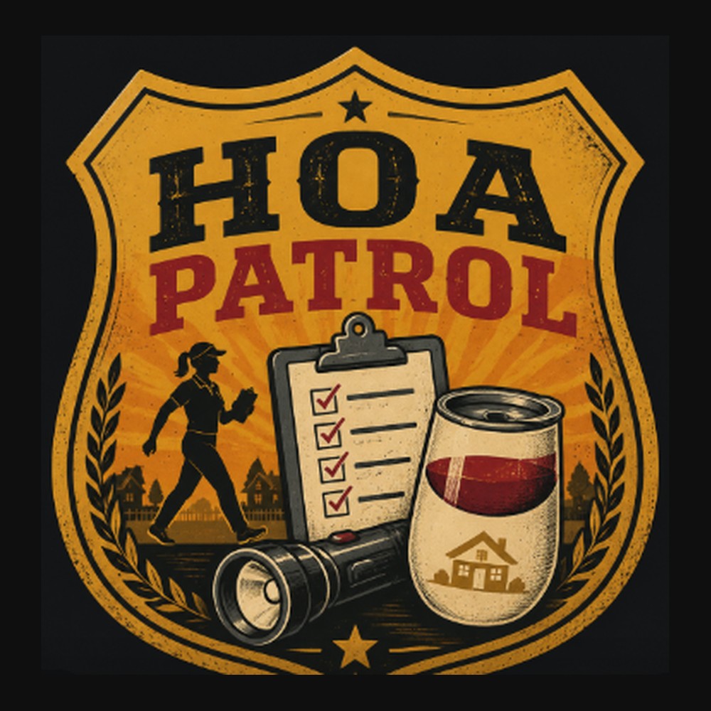&ldquo;HOA PATROL&rdquo; T-shirt design
