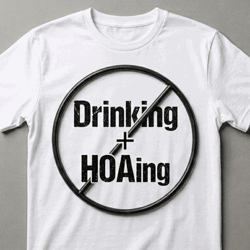 Drinking + HOAing prohibition lockup