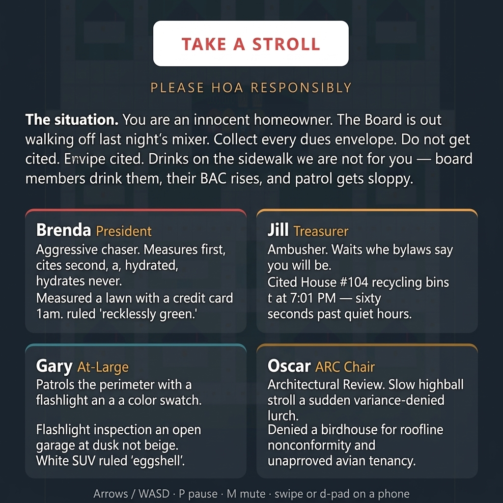 The Neighborhood Survival Game